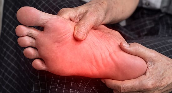 Progressive peripheral sensory-motor neuropathy